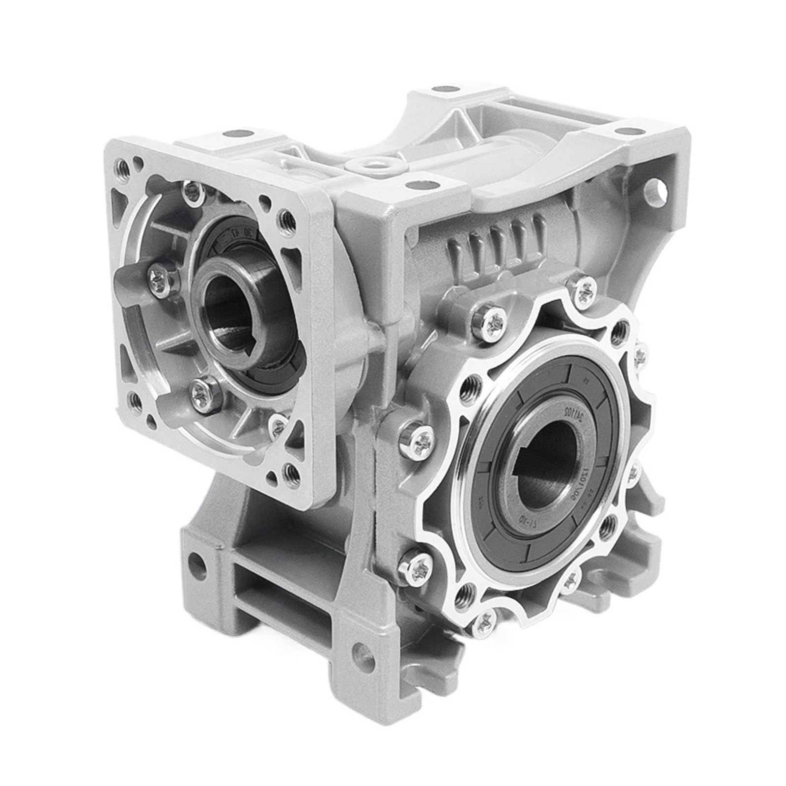 Reduktor przekładni ślimakowej Heavy Duty Obciążenie 4840N Przekładnia ślimakowa 80 mm dla silnika serwo AC 750 W Stosunek 1:5-1:100 Duży moment obrotowy 10 Nm-55 Nm prędkość skrzyni biegów (Ratio 100