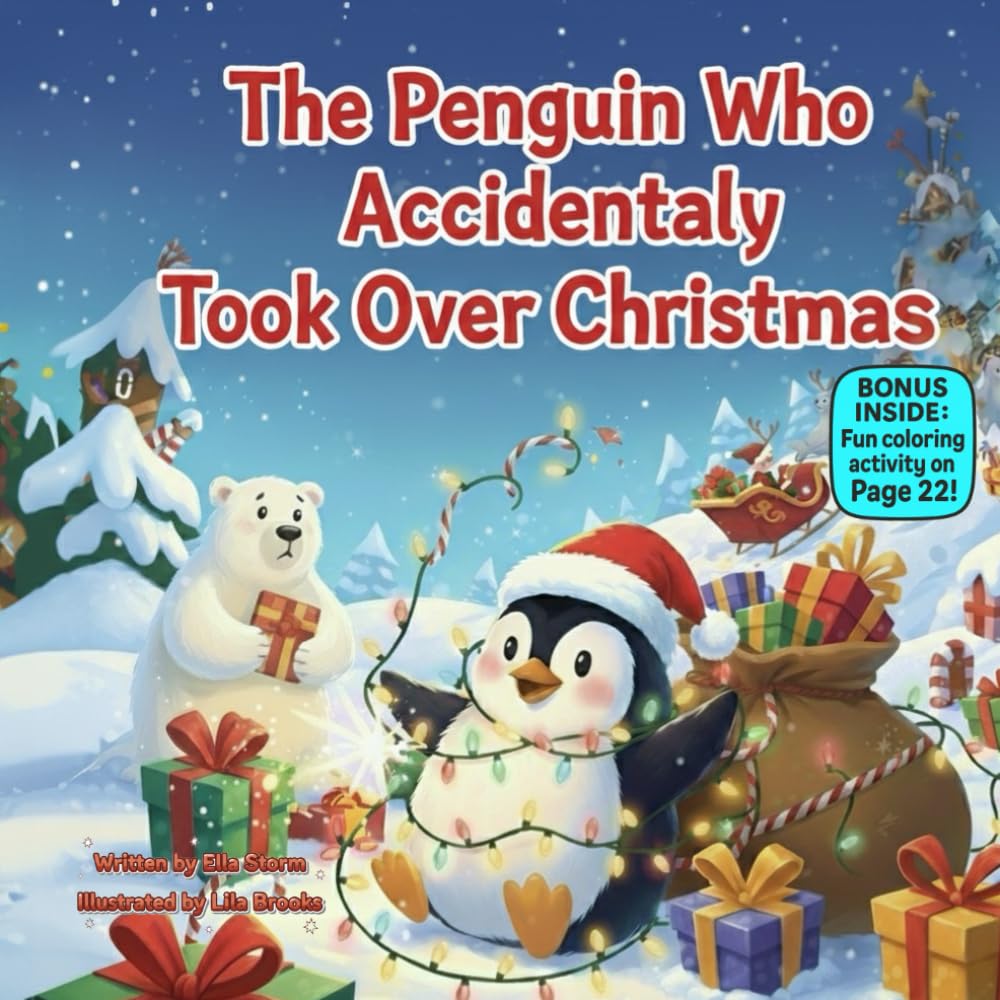 The Penguin Who Accidentally Took Over Christmas: A Funny Rhyming Holiday Story About Being Yourself