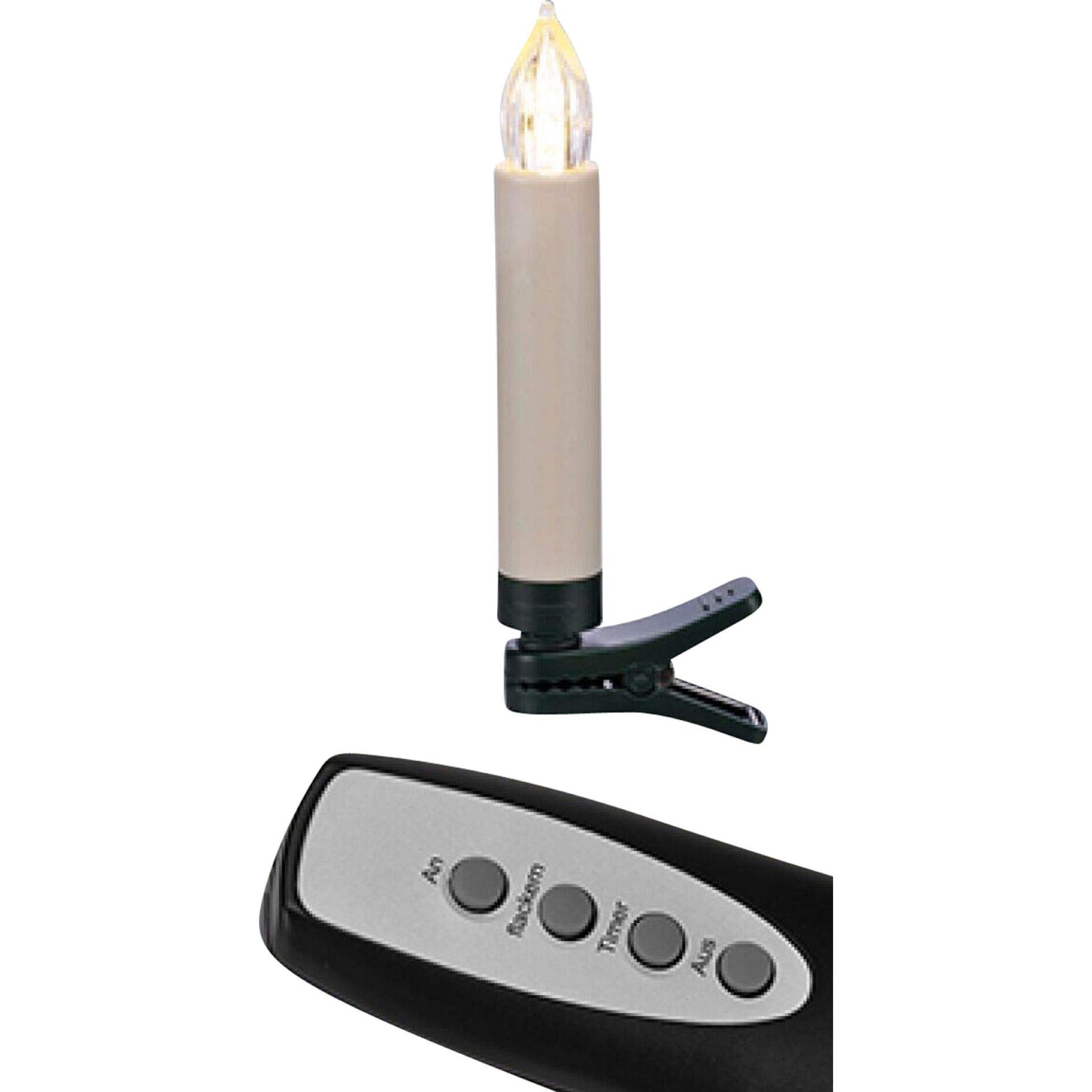 Haushalt International 20 LED Kerzen mit Fernbedienung und Auto Timer