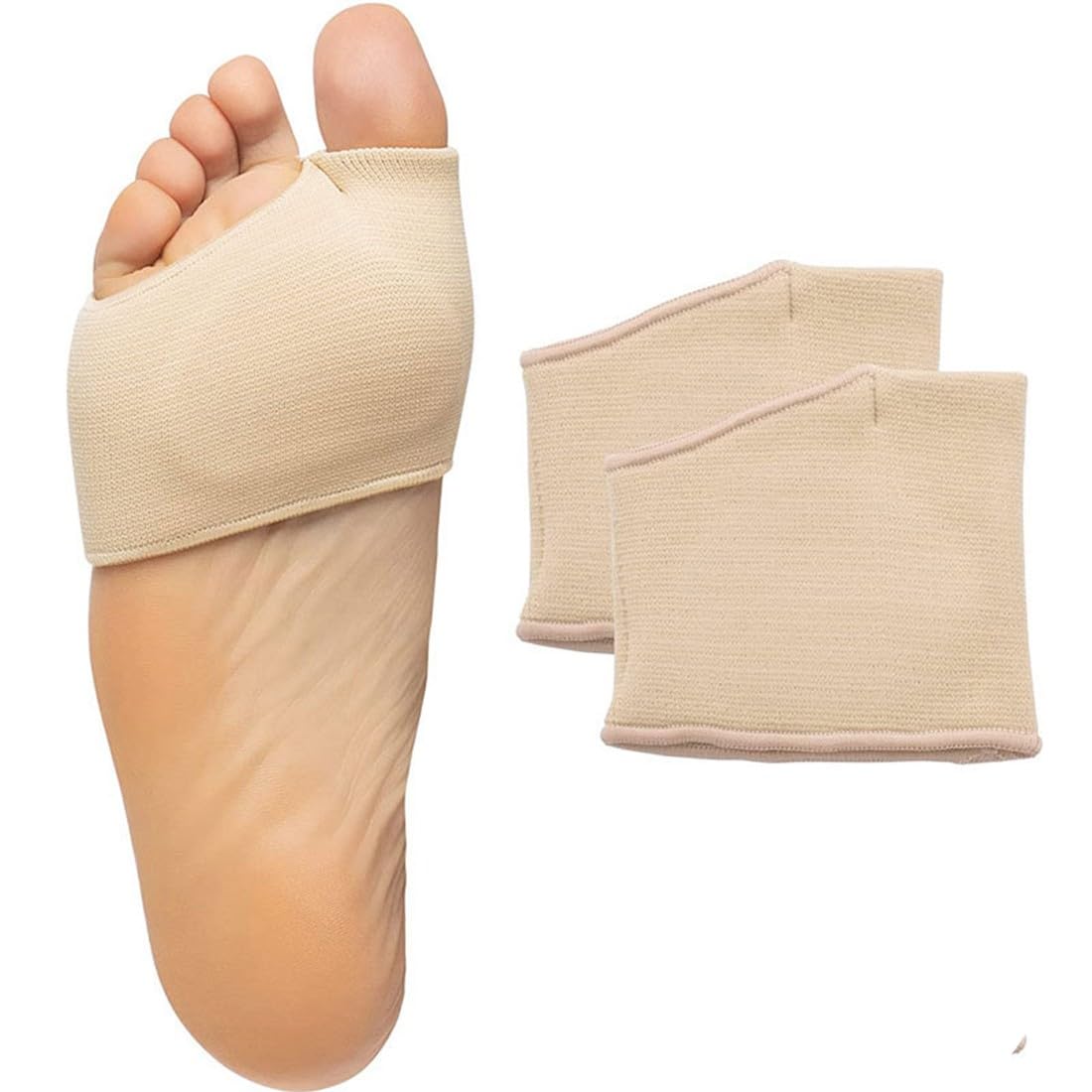 Cuscinetti Metatarsali-Cuscinetti per manica metatarsale morbidi e comodi per la palla del piede, cuscinetti per l'avampiede che alleviano il dolore per donne e uomini, 1 paia
