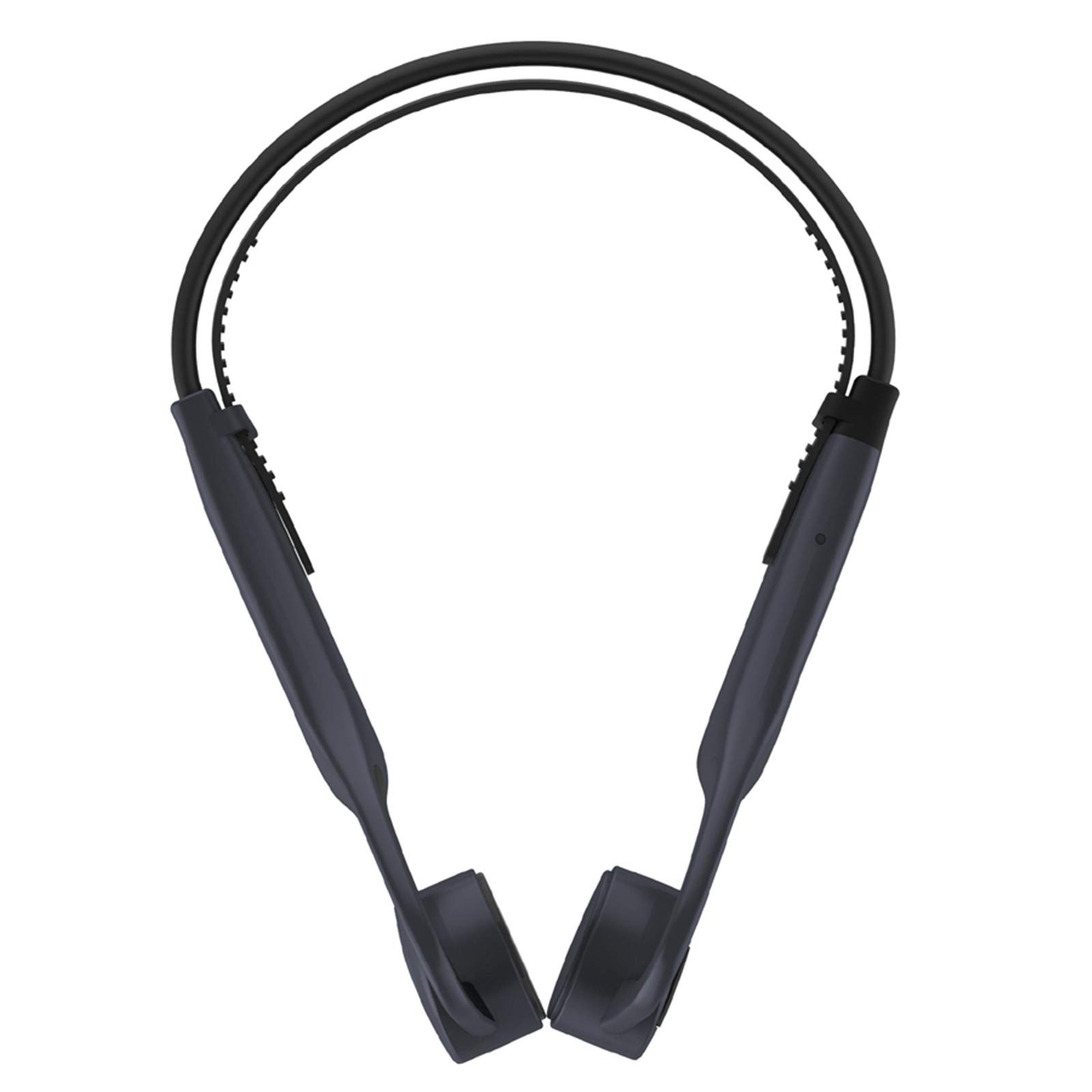 Cuffia a conduzione ossea 2 in 1 16 GB Lettore Mp3 Bluetooth 5.0 Auricolare k7 per la vita Salute Impermeabile Corsa Fitness Sport Headset (Grigio)