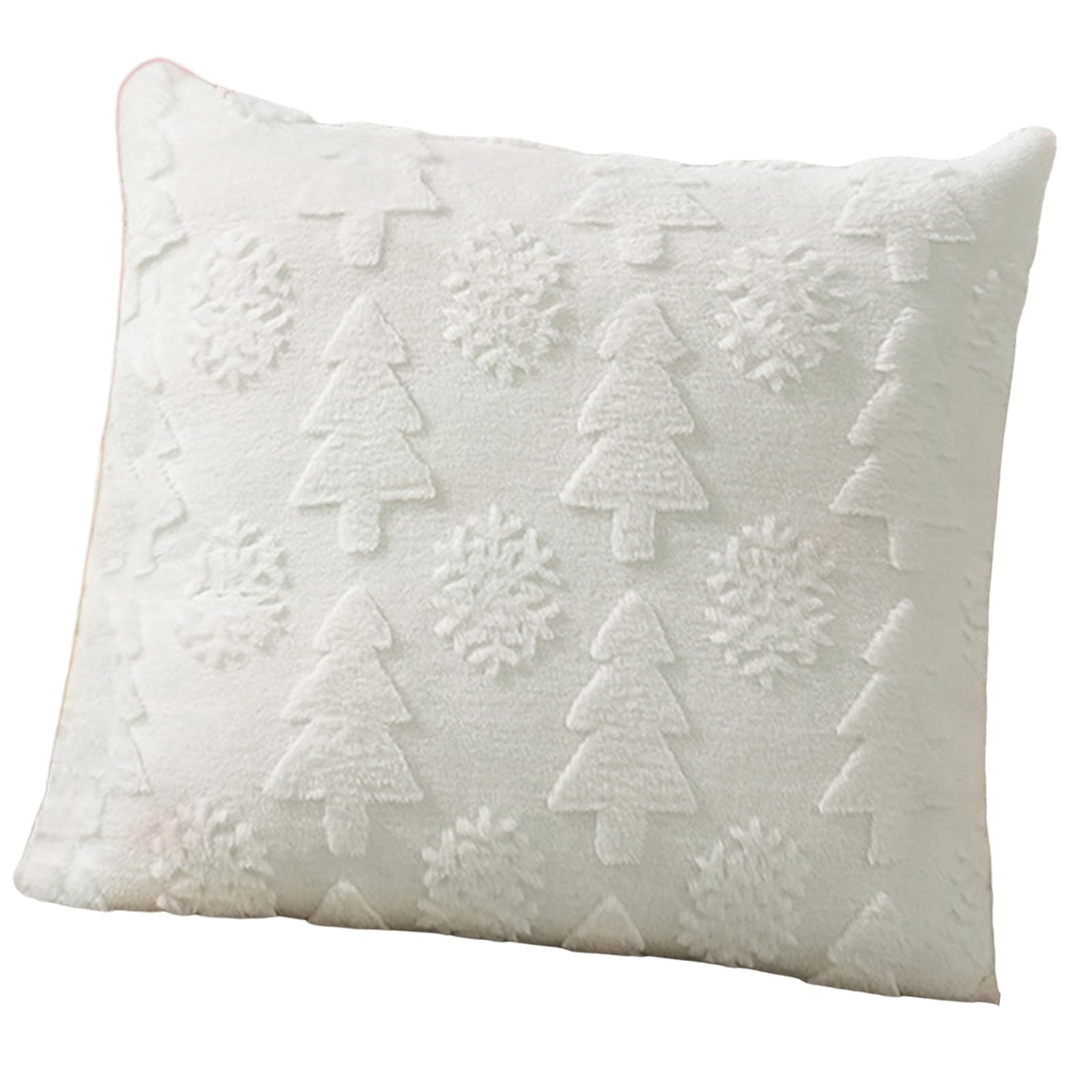 Elnwnnkc Sturdy Polyester Pillow Cover Fade Resistant Child Safe Animal Friendly Celebration Home Accessories Family Christmas Pillows
