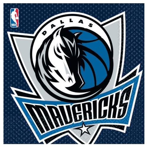 Dallas Mavericks Multicolor Paper Luncheon Napkins - 6.5