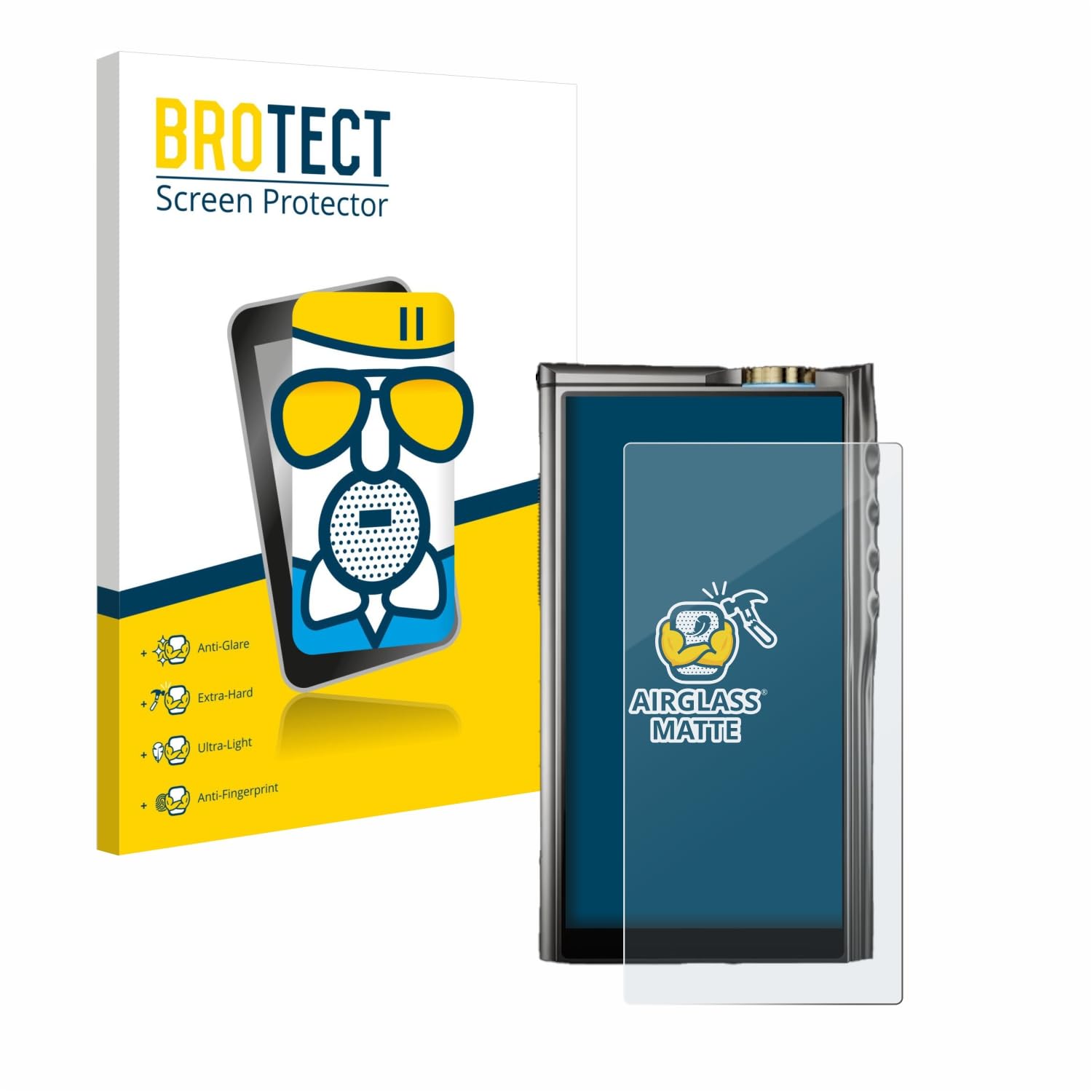 brotect Anti-Glare Glass Screen Protector Matte Compatible with Cayin N30LE - Anti-Scratch 9H Protection Film