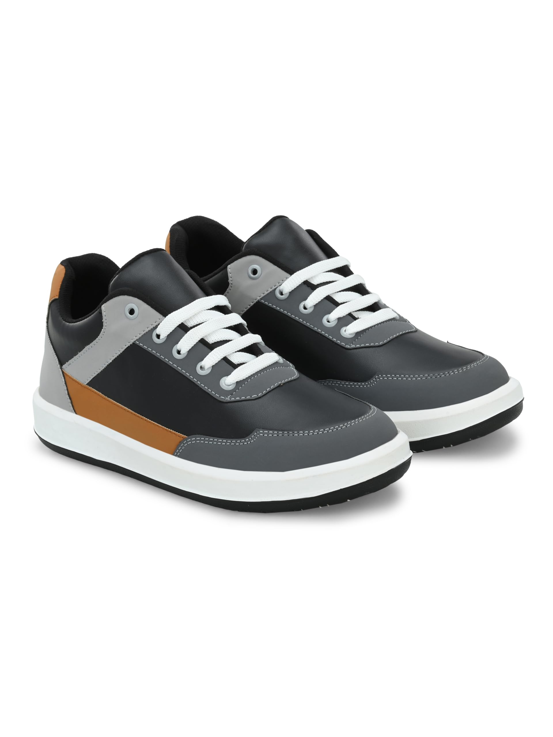 STANPHORD Mens Infinity Black Sneakers_6 UK (TPKP 154) (B0D7M9MX91) Amazon Price History, Amazon Price Tracker