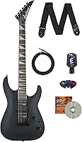 Vista 13 de Jackson JS Series Dinky JS20 DKQ 2PT Transparent Black Burst Paquete con cable, afinador, correa, púas y DVD de guitarra Austin Bazaar