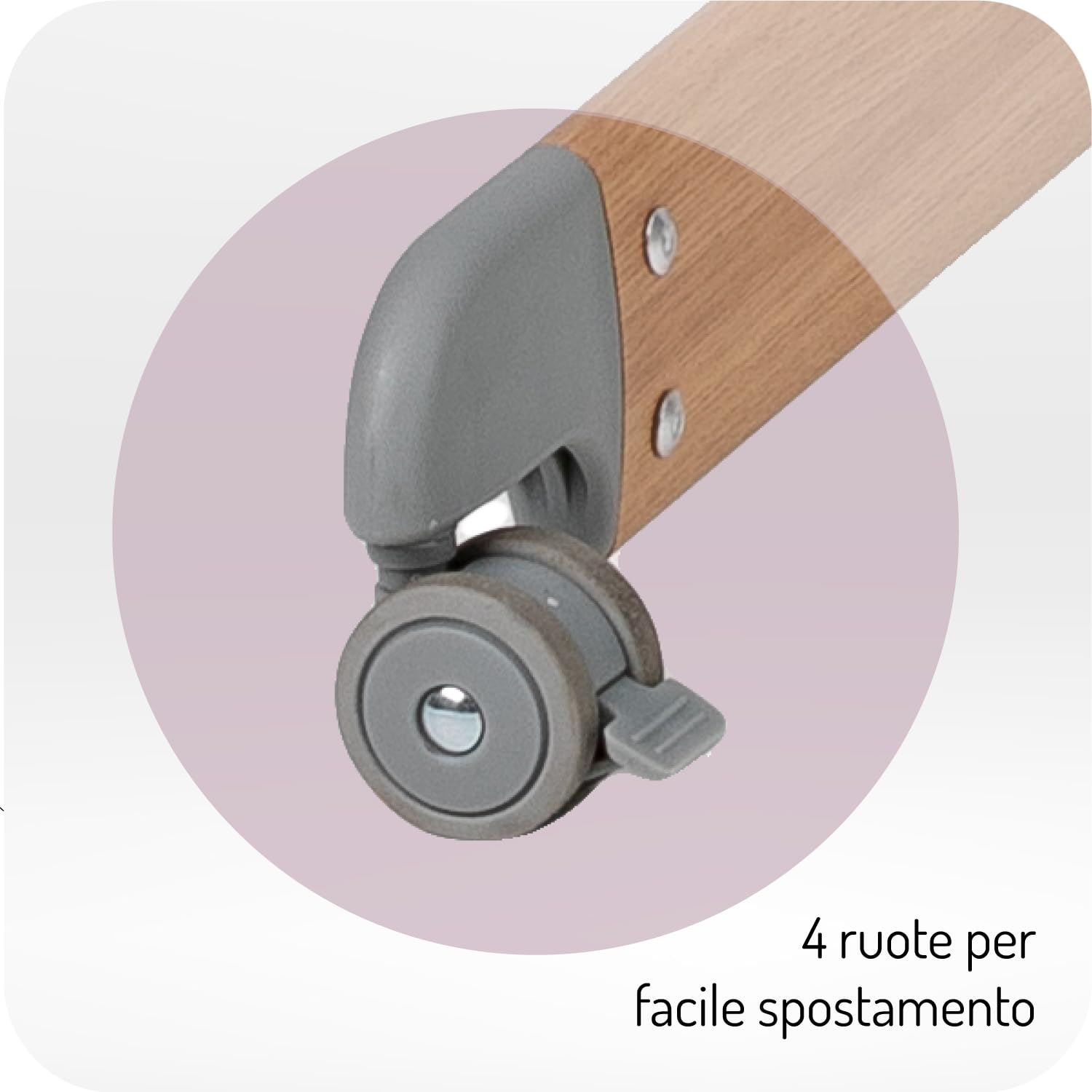 Momi Lettino multifunzione SMART BED 4-in-1, lettino co-sleeping e box, per bambini fino a 15 kg di peso, con altezza regolabile a 5 livelli, con materassino, cinghie di fissaggio e rotelle