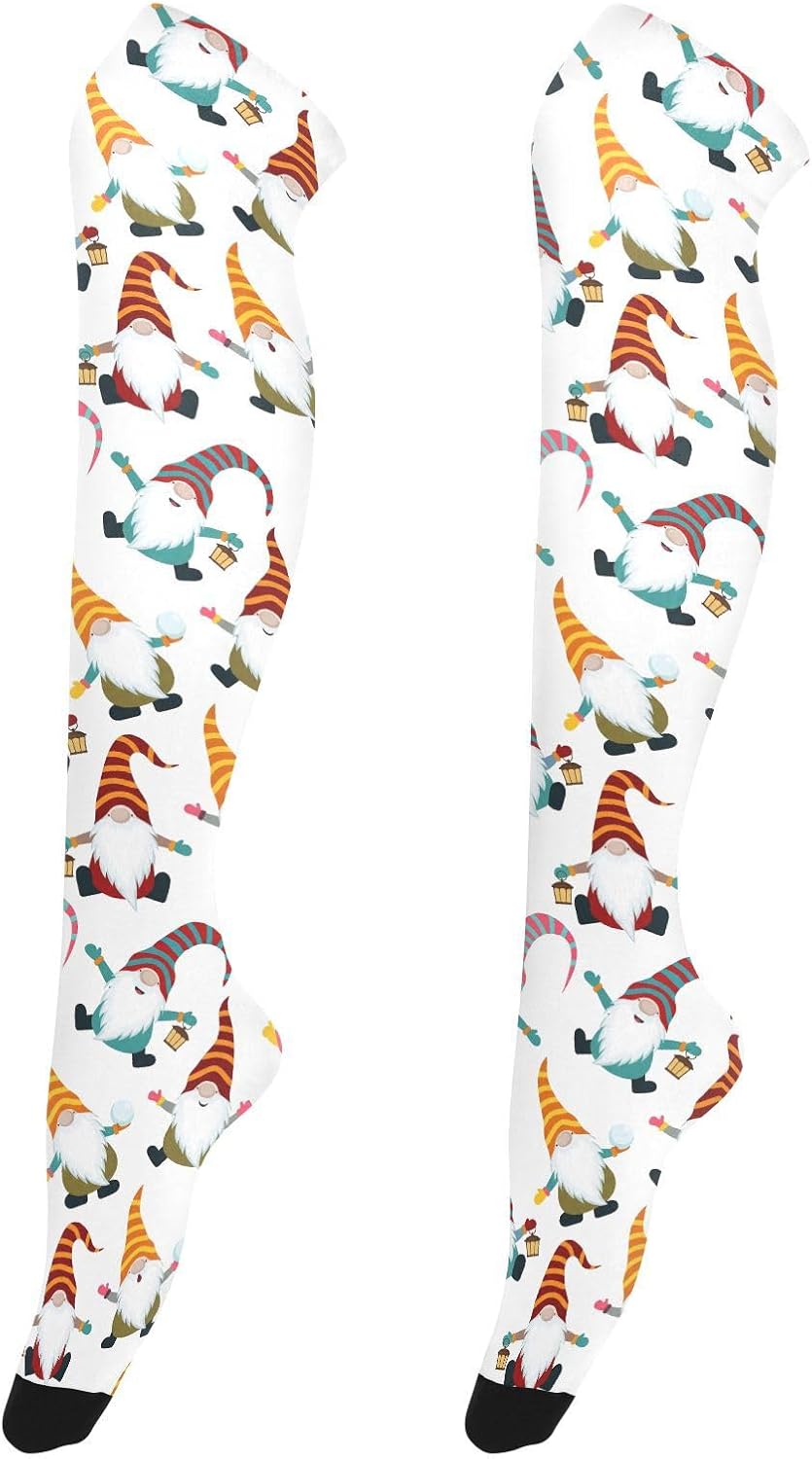 senya Knee High Socks for Women Halloween Christams Long Boot Stocking Socks