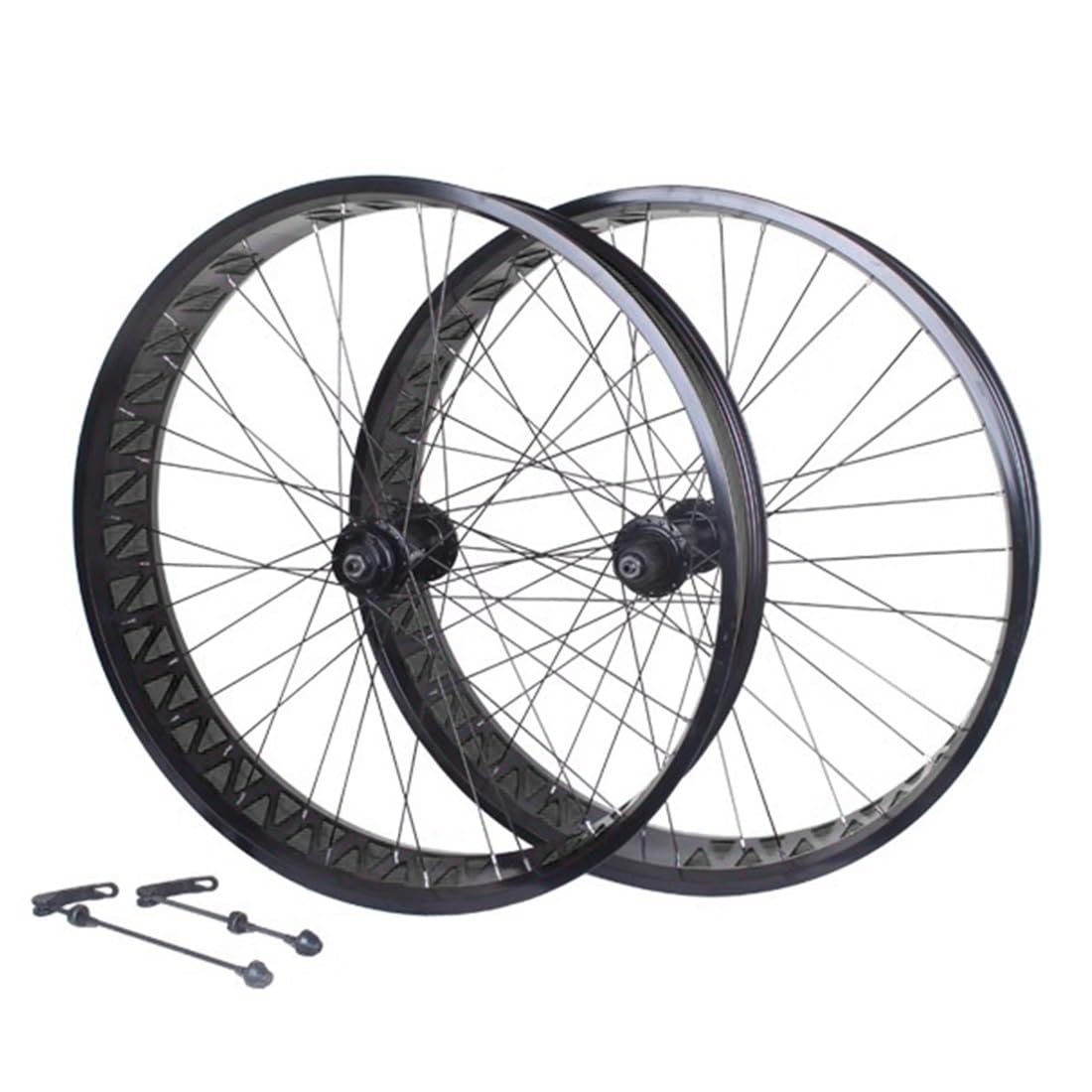 Amazon | ファットバイク用ホイールセット 24インチ ディスクブレーキ
