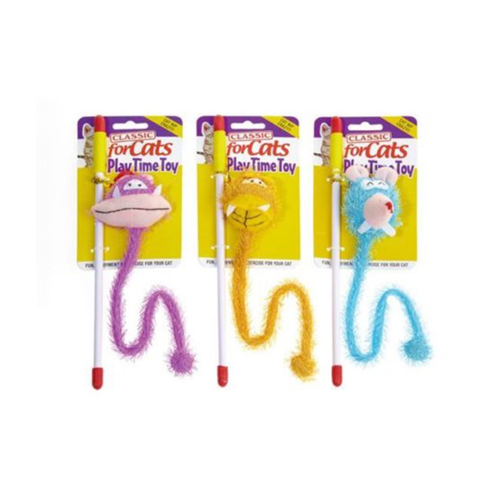 CLASSIC Long Tail Shaggy Teasers Cat Toy