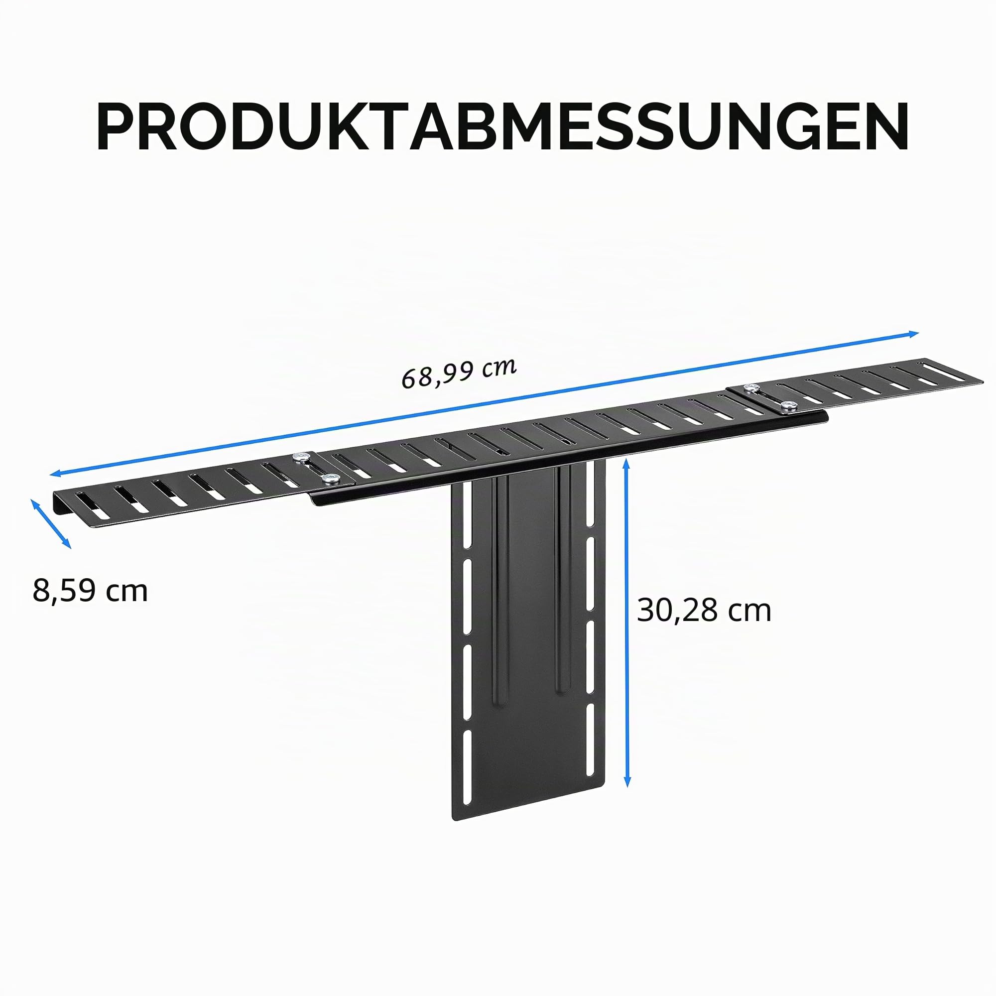 HumanCentric DSLR-Monitorhalterung - Monitorablage für Schreibtischkamerahalterung, Lichtwebcam und Mikrofon Kamera-Regal für Monitor VESA-Arm, Ersatz Klemmstative für Kamera Tischhalterung, Extra