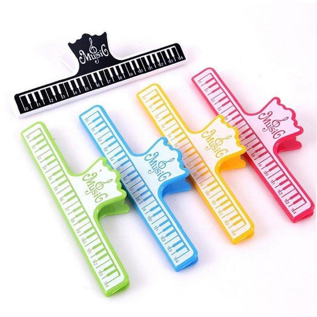 Amazon.co.jp: ピアノ音符クリップ ノートステーショナリー ファイル