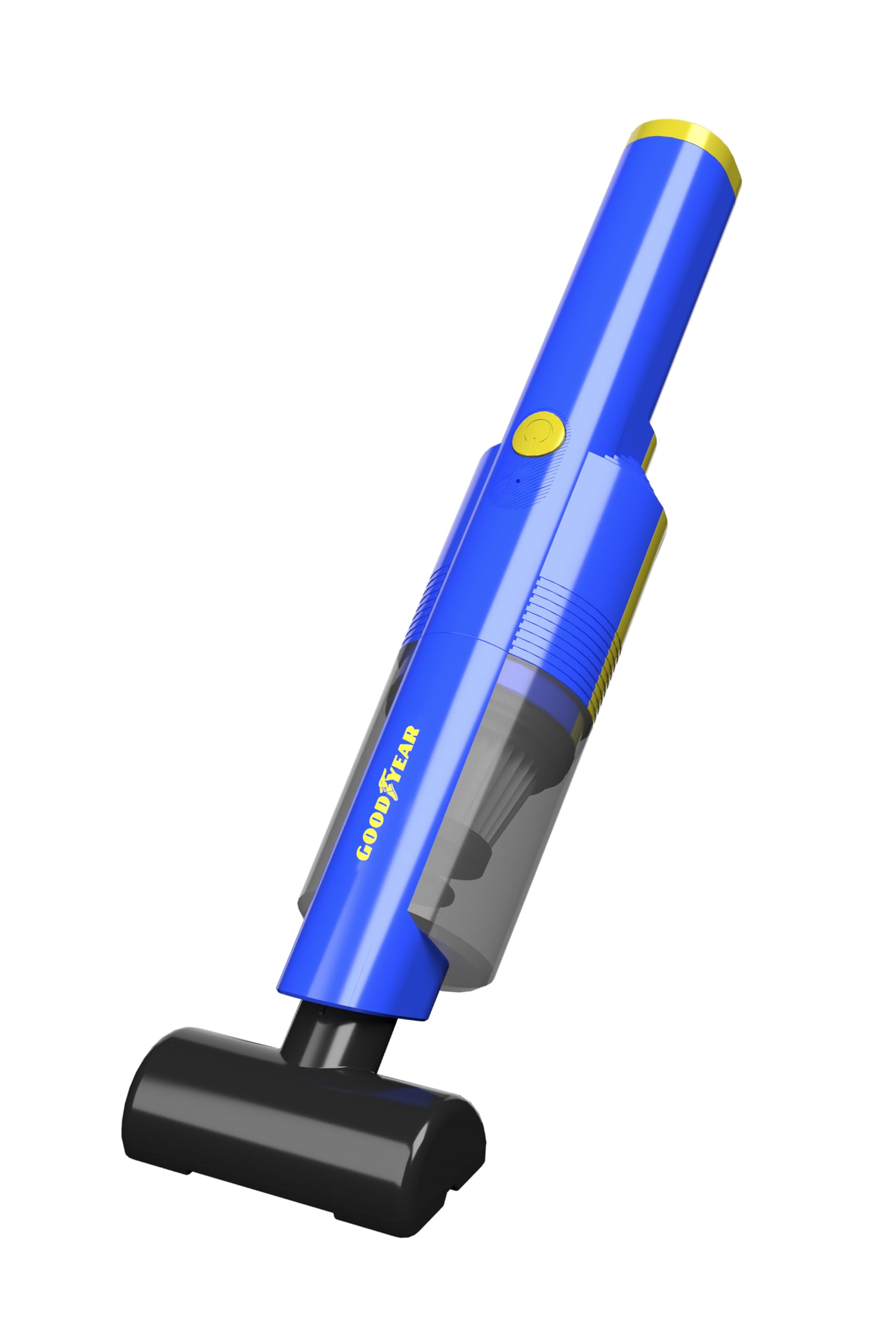 Goodyear Lineo Aspirador Portátil sin Cable para Coche, Hogar u Oficina. Motor 50W con Succión de 5.000Pa, Batería 1800mAh, Carga USB-C. Depósito 125 ml, Diseño Compacto y Silencioso