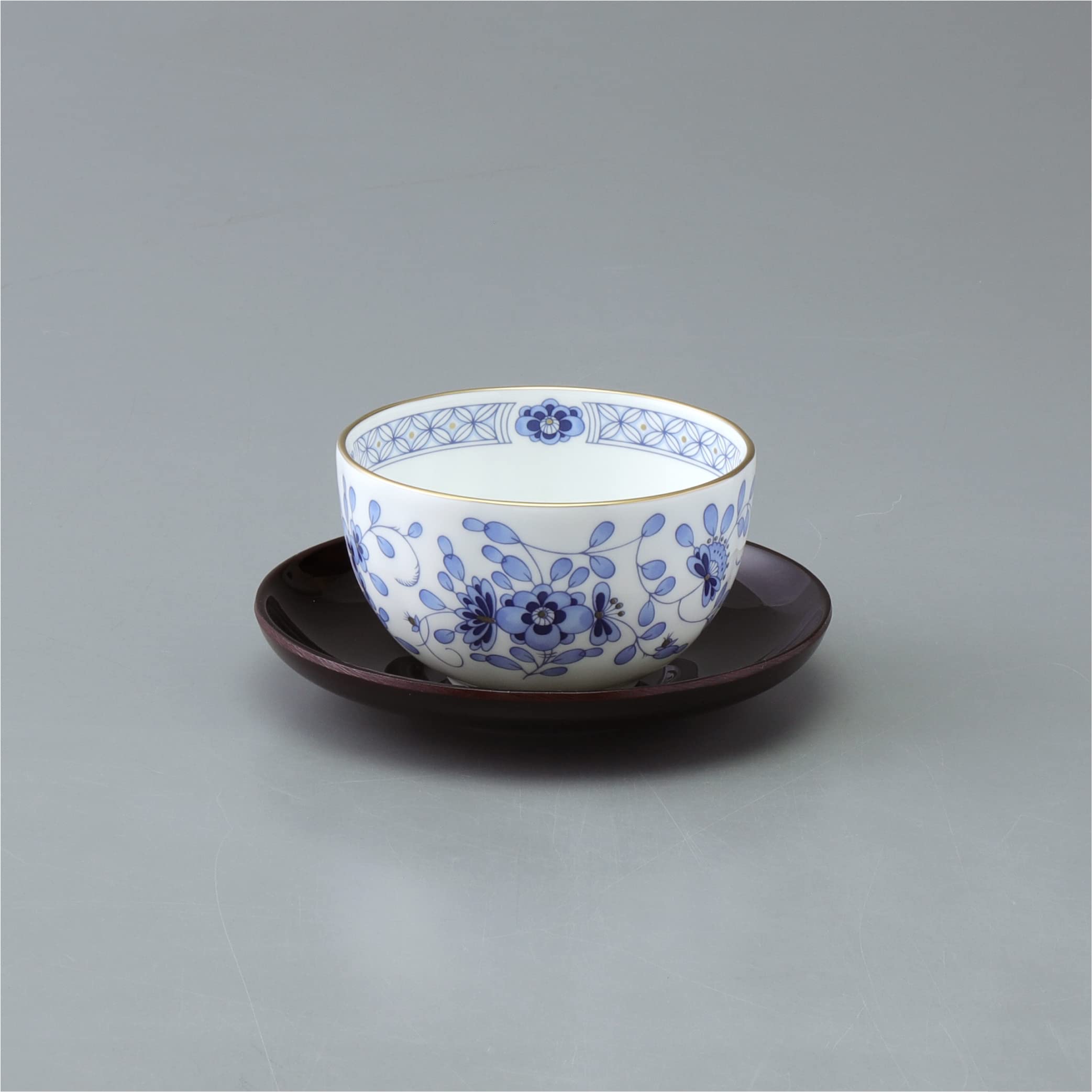 Amazon｜NARUMI(ナルミ) 湯呑 セット ミラノ ブルー 茶器揃(茶托付) 5 