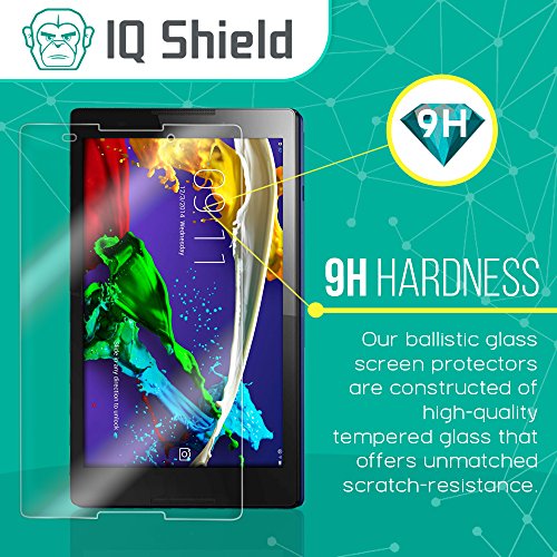 Iqshield Glass Screen Protector Compatible With Apple Ipad Pro 12.9 Inch (2017 And 2015 Compatible) Clear Tempered Ballistic Glass Hd And Transparent Shatter-Proof Shield, 99% Touch Accuracy #TOP1