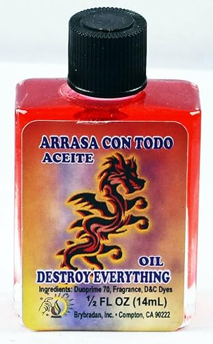 Miniatura 1 de 3 piezas BRYBRADAN Destroy Everything Aceite Espiritual ACEITE ESPIRITUAL ARRASA CON TODO -12 FL OZ 14.7ML