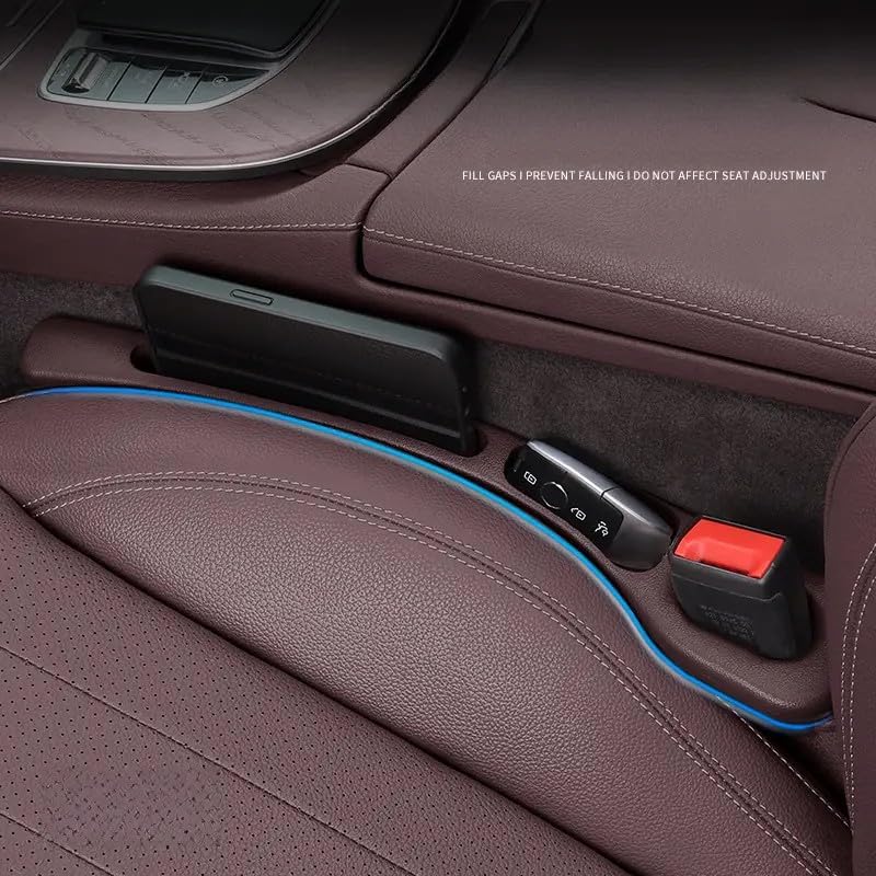 2 sztuki pudełek do przechowywania foteli samochodowych, Car Seat Gap Filler uniwersalny wypełniacz szczelin fotela samochodowego organizer fotela samochodowego, najnowszy organizer szczelin fotela