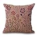 Dipinto a mano Pittura A Olio Fiori E Uccelli Cuscino di Lino Regalo Home Office Decorazione Cuscino Camera Da Letto Divano Auto Fodere per Cuscini AAA13 45x45 cm