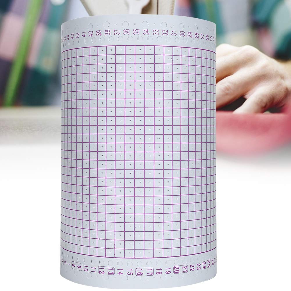 Parti di Macchina per Maglieria Professionale 24 Stitches Punch Card, Dispositivo per Card di Punch Rossa 100 Pezzi per Accessori, Adatto per L'uso in Fabbrica di Abbigliamento