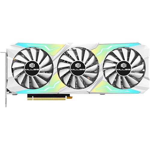 RTX 3080 10GB Graphics Card, 10GB GDDR6X 320bit, PCIe 4.0×16, DisplayPort, HDMI, Triple Fan Cooling System, Video Gaming Card for Destop PC (RTX 3080 10GB)