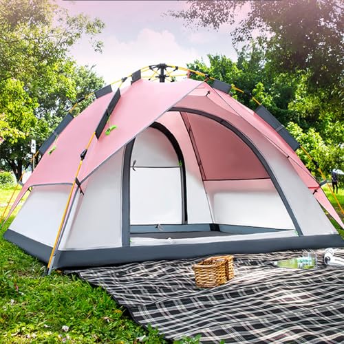 Carpa pop up doble capa impermeable para 4 personas miniatura 2