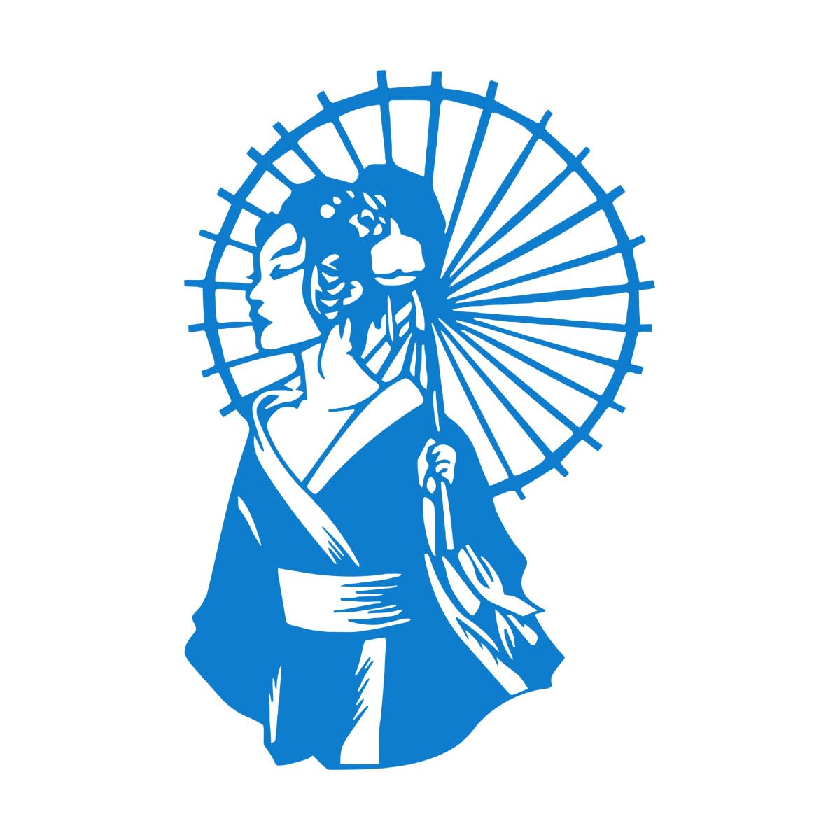 Japanese Women Wall Decal Beautiful Girl Stickers Vinyl Art Home Decor Living Room Bedroom Removable Wallpaper Geisha Small - 38x57cm โ image 1