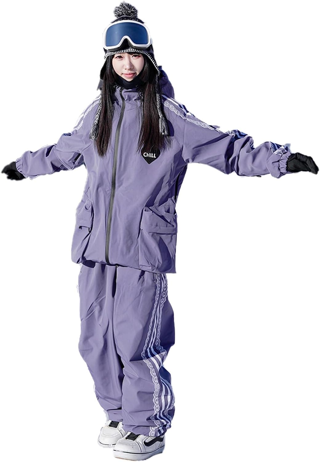 4点セット❤️ レディース スノボーウェア M 上下 ゴーグル グローブ 4点セット❤️ レディース スノボーウェア M 上下 ゴーグル グローブ