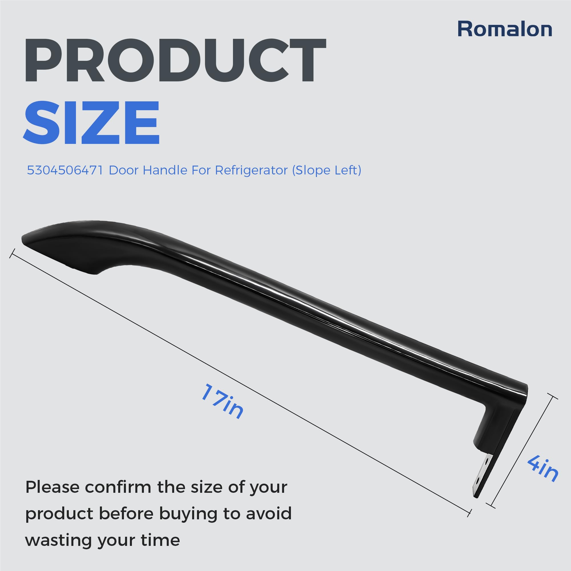Amazon.com: Romalon 5304506471 Refrigerator Door Handle Replaces