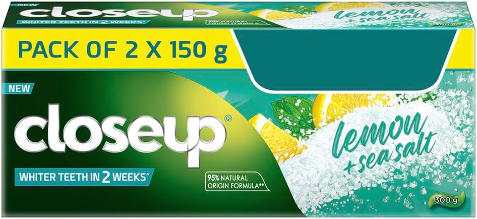 Closeup Multi Action Toothpaste Lemon & Sea Salt | Whiter Teeth In 2 Weeks - 300 Gm