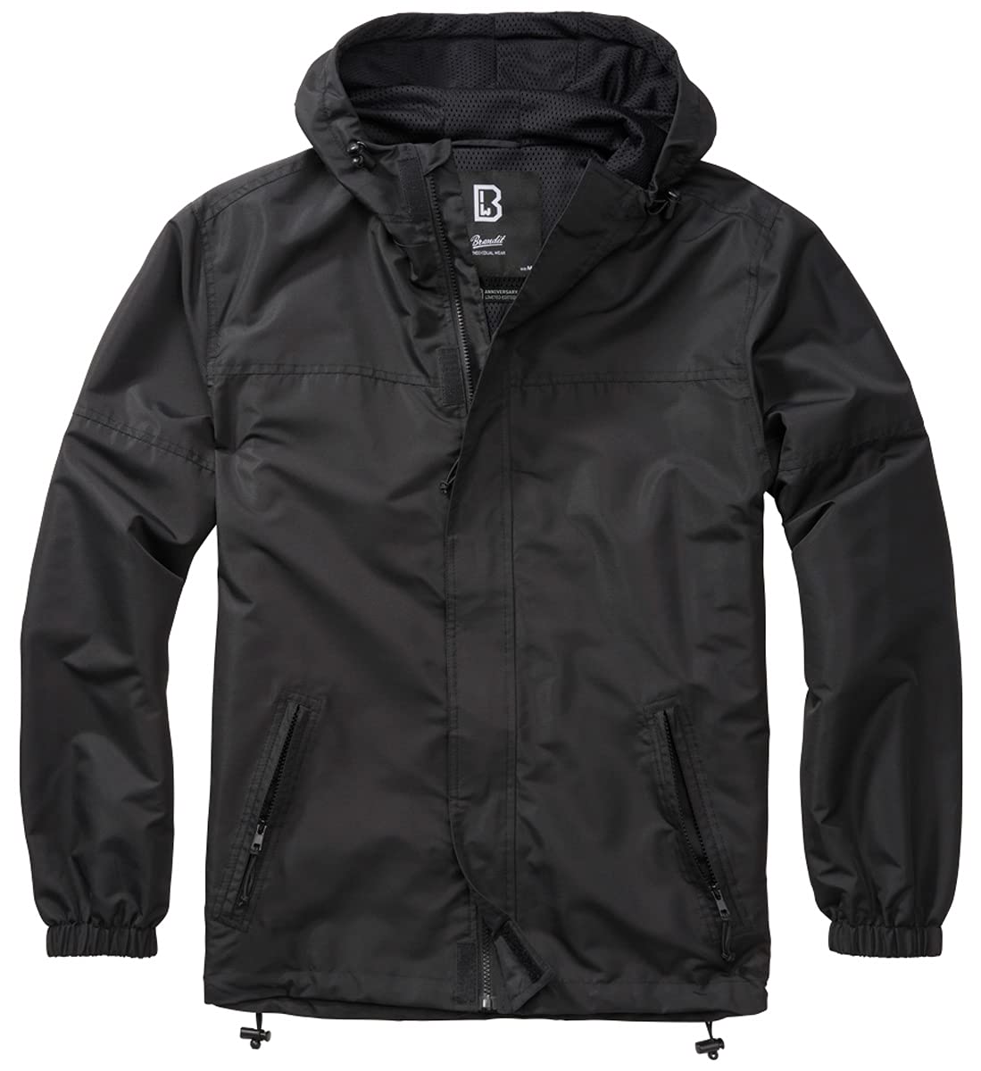 Brandit Summer Frontzip Windbreaker, Farbe: black, Größe: XL