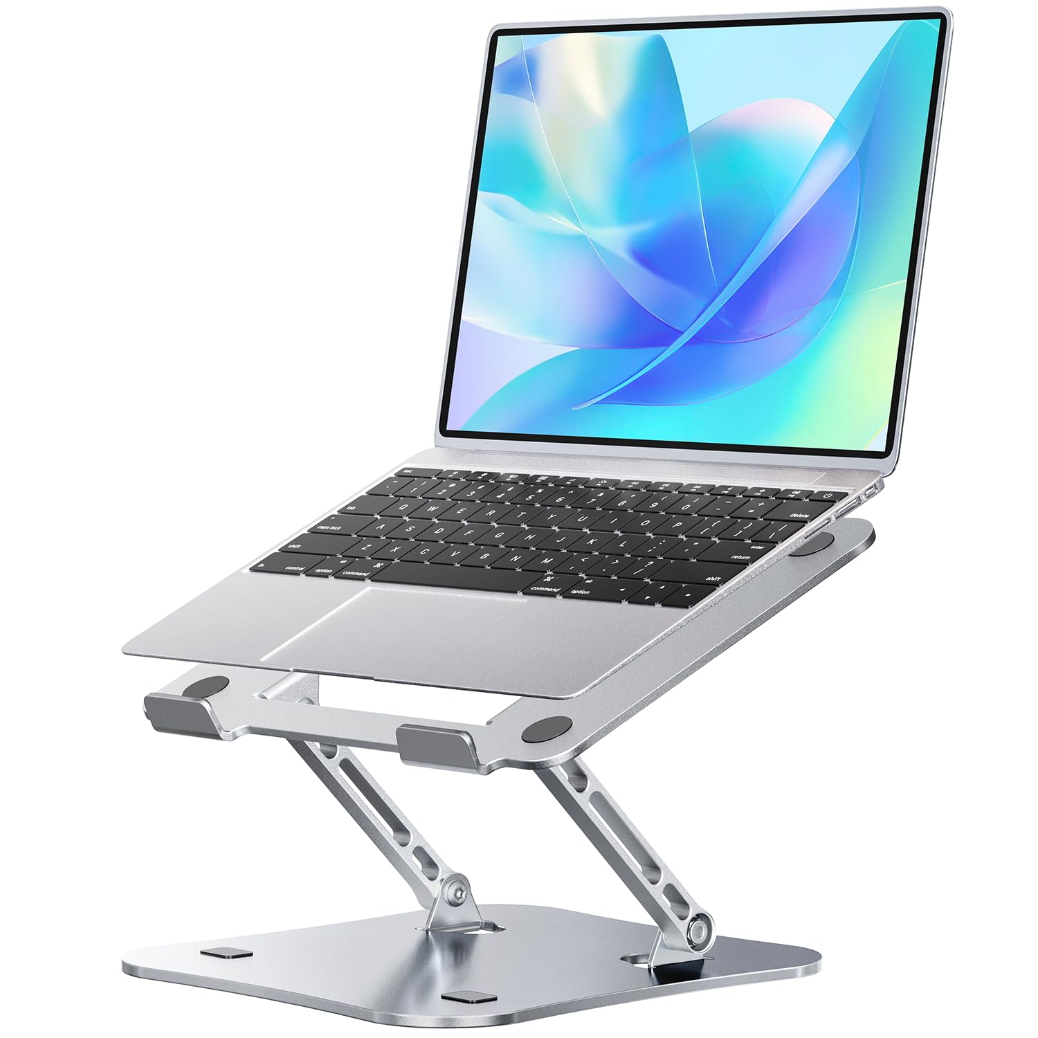 H C hcck Cllassp Aluminum Laptop Stand for Desk Foldable and Portable Laptop Riser Adjustable Notebook Stand Ventilated