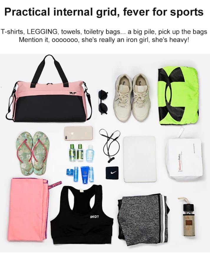 Arcanine Sports Gym Bag with Wet Pocket & Shoes Compartment for Women Girls, Small Sports Duffel Bag for Yoga Baseball Camping Travel, Waterproof, Lightweight 5 61amwJOIirL