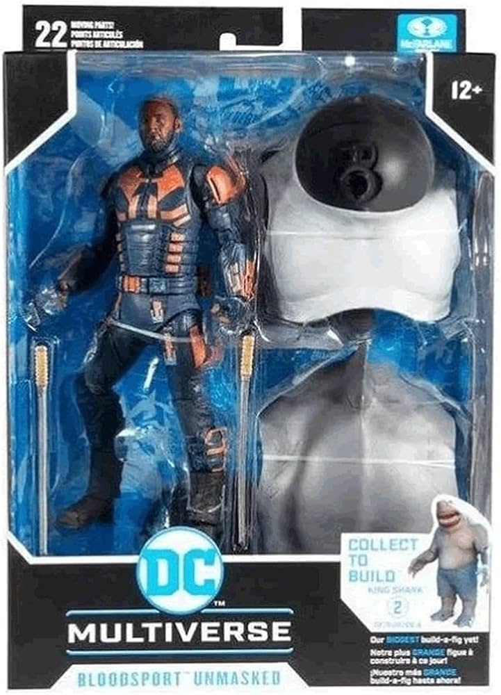 Amazon.com: Suicide Squad DC McFarlane Bloodsport Action Figure