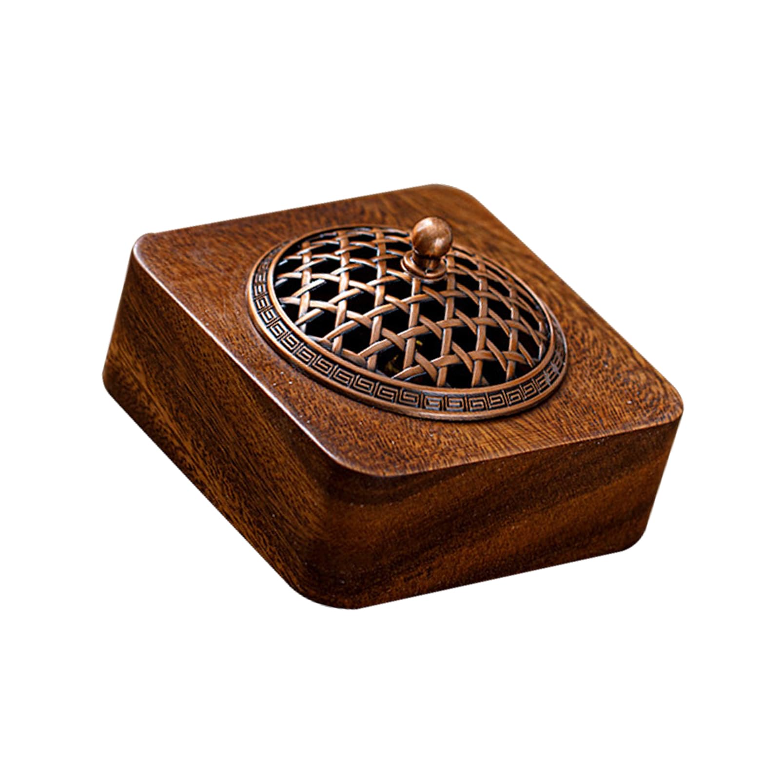 Wood Zenism‌ Censer‌ Chinese Species Ceremony Decors Imaginative Home Art Piece Natural Wood Fragrancy Censer‌