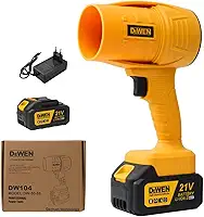 Soprador de Folhas sem Fio – 5700 RPM, Bateria 4000mAh, Alta Pressão, Velocidade Variável, Portátil para Jardim, Carro e Limpeza Doméstica