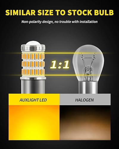 Miniatura 4 de Bombillas led Auxlight 1157, 2057, 2357, 7528, de repuesto para luces les 57 smd de marcha atrás, luces de freno, luces traseras, luces de