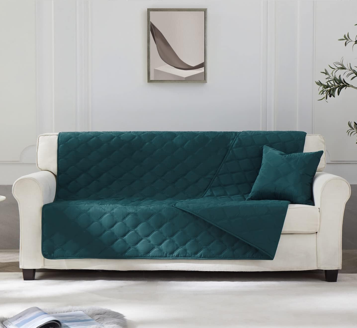 Allisandro Waterproof Pet Couch Protector, Dog Hair