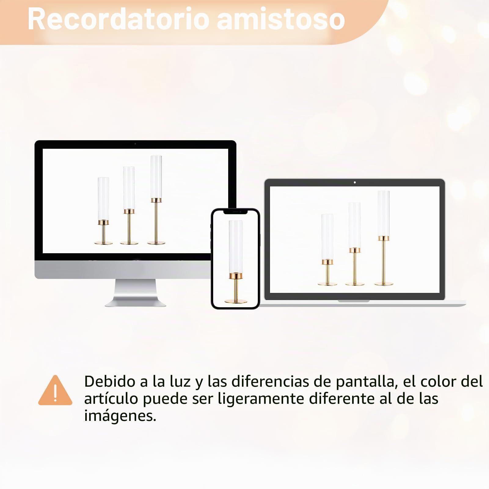 Nuptio Portavelas de Cristal: 6 Piezas de Metal Candelabro de Oro Candelabros, Vela Taper Palo Alto Cilindro Sin Fondo Portavelas de Boda Fiesta de Mesa Centro De Mesa Decoración de Comedor