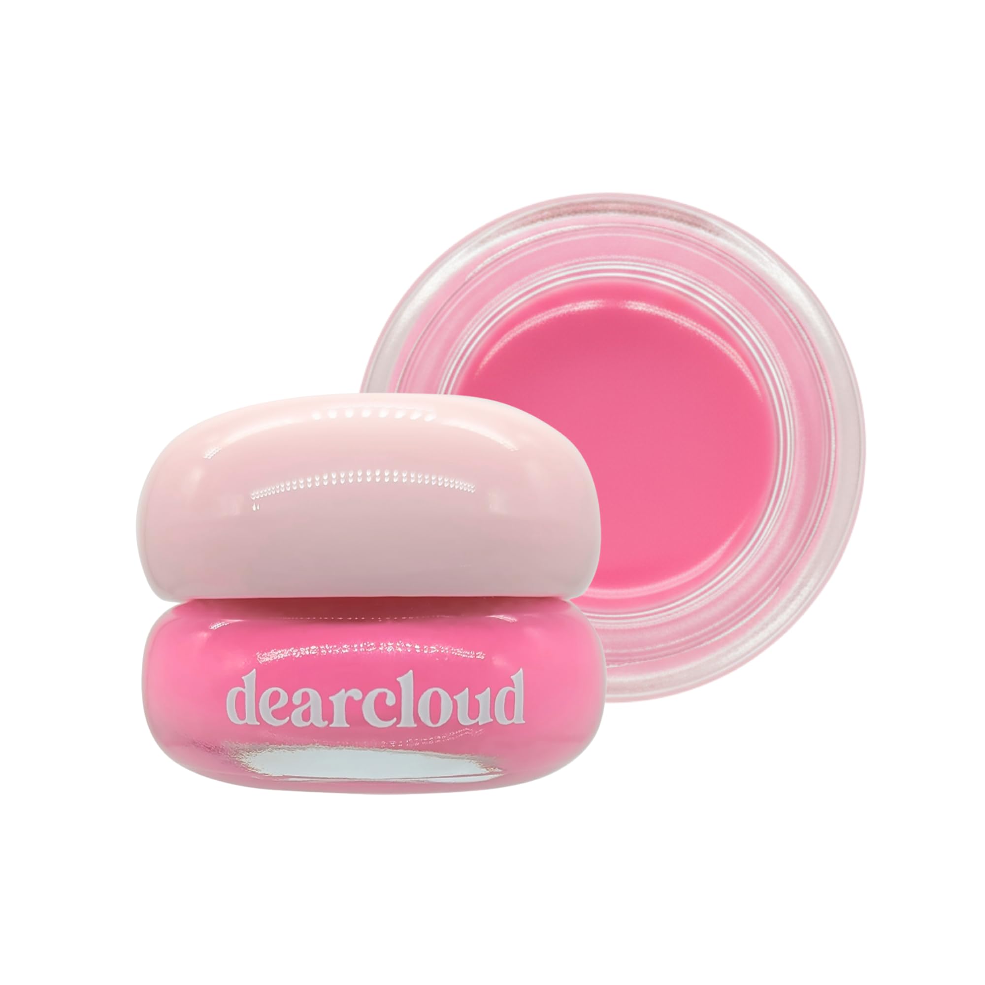 dearcloud Dewy Lip Jam – Hydrating Lip Balm & Gloss with Vitamin E, Korean Skincare (Strawberry)