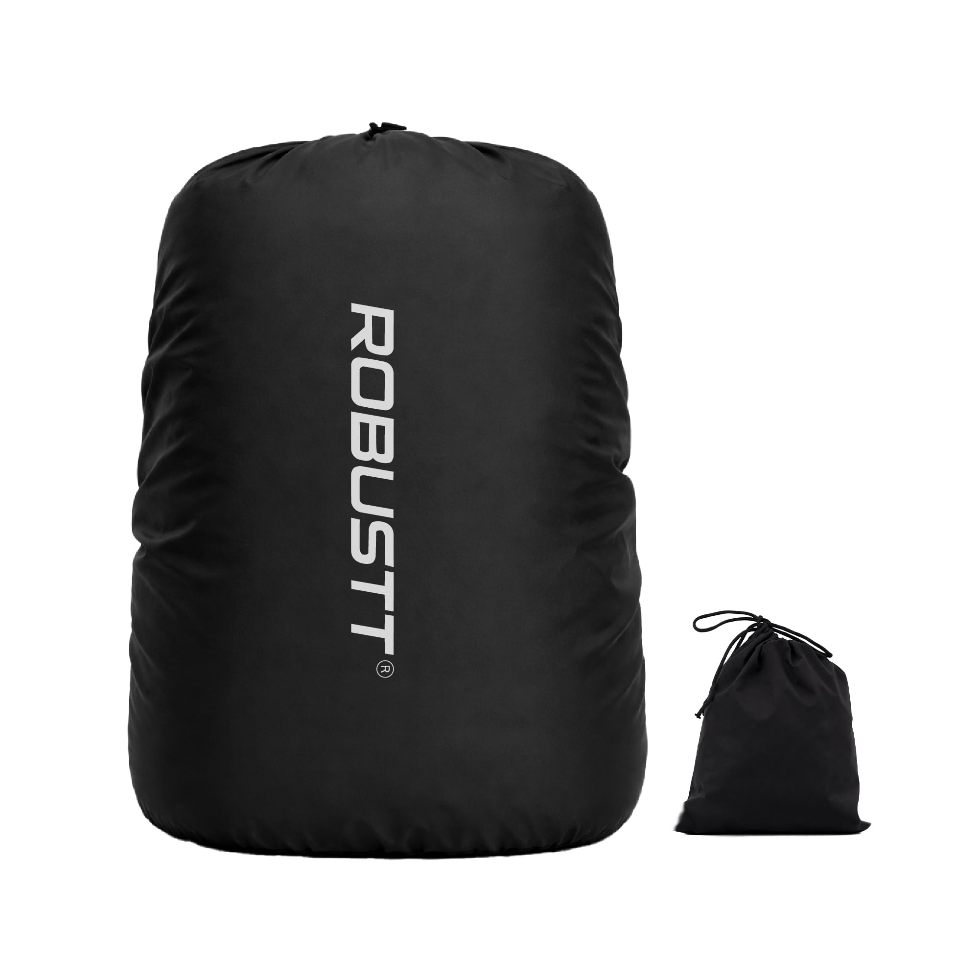 Robustt Waterproof Rain Cover for Bag | Fits Bags Up to 45L | Water Proof Backpack Rain Cover with Securing Strap & Elastic Grip | Waterproof Full Bag Cover for Biking, Travel & Trekking-image-7