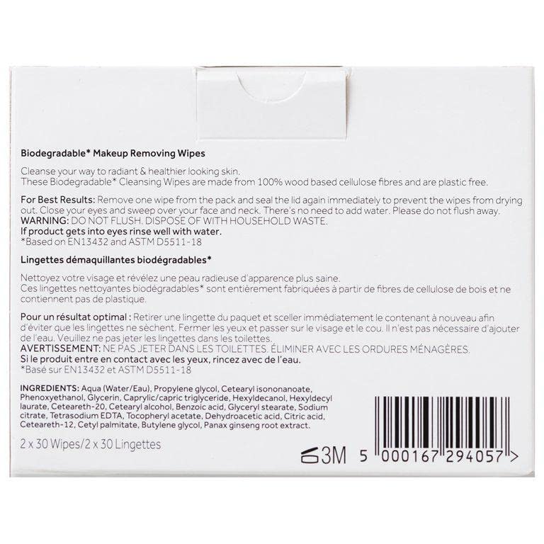No7 Radiant Results Revitalizing Cleansing Wipes60sheet 1 pack