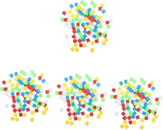 TOYANDONA 800 Peças Acessórios Inovadores Para Crianças Ferramenta Matemática Aprendizagem Inteligência Crianças Construção Classificação Geometria Matemática Bloco Prático Colorido