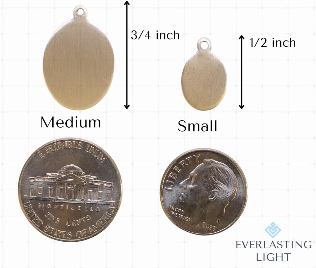 Medium Women's Pewter Saint Matilda Pendant Necklace on 18-inch Chain and Gift Box – Religious Medal - Made in USA