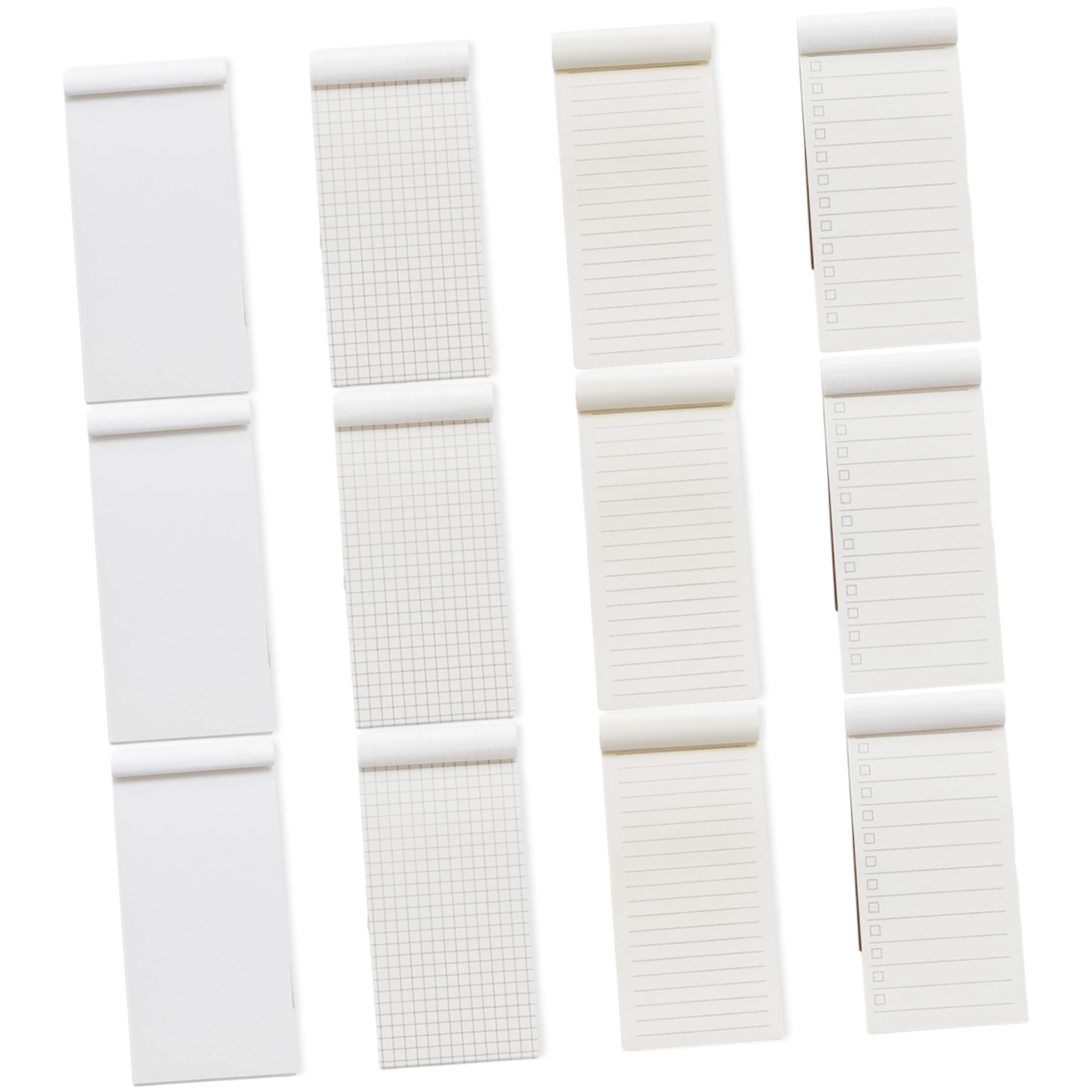 12 pièces Bloc Notes Portable pour Étudiants Notepad Pratique à Déchirer Papier Kraft Cahier à et Planification pour École Bureau