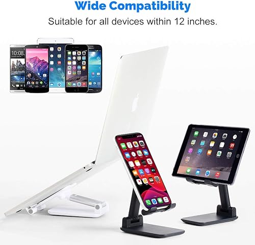 Miniatura 7 de Soporte ajustable para teléfono celular soporte para iPhone para la oficina soporte plegable para escritorio de teléfono celular para grabación de