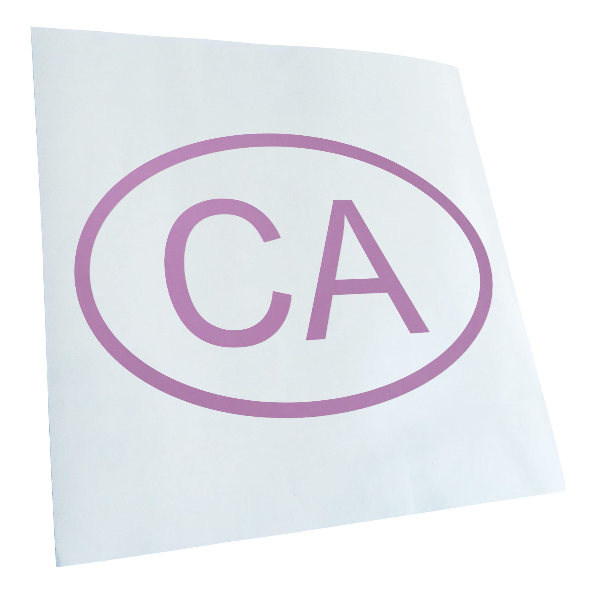 Kiwistar - Car Sticker - Lilac - 50 x 33 cm Canada CA - Rear Window Car Sticker Weatherproof for Car Truck Moped Truck - Sticker Exterior Self-Adhesive Tuning Accessories for Window Vehicle Window