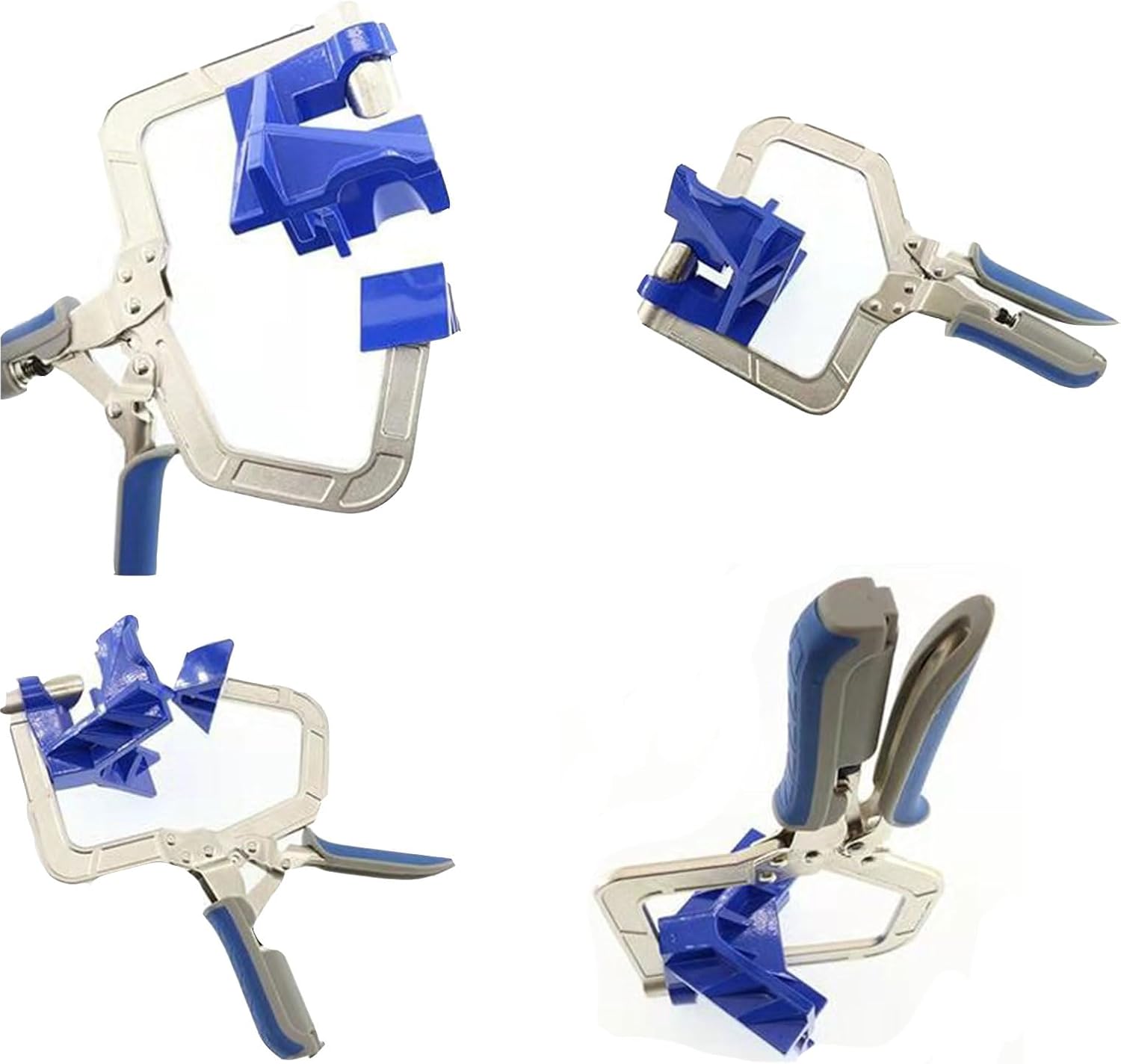 90 Degree Corner Clamp for Woodworking, Welding, Carpenter Photo Frame, Holding Assemblies Like Cabinets and Drawers Right Angle Clamp - Corner Clamp & T-Joint Clamp - Corner Clamps for Woodworking