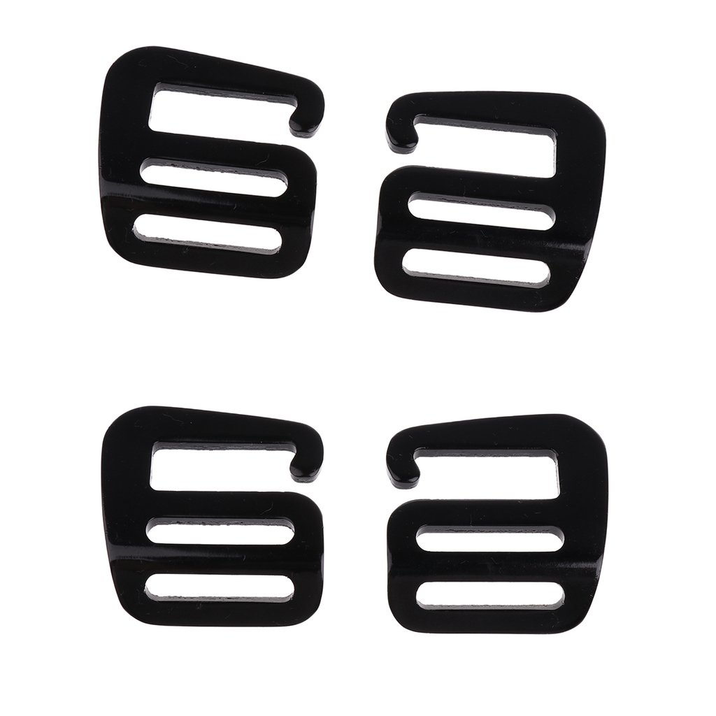 CALANDIS® 2 Pcs 1 inch G Hook Outdoor Webbing Buckle for Backpack Strap 25mm Black-image-29