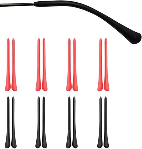 Puntas de extremo de gafas Piezas de calcetín de oído Antideslizante Soporte de tubo de silicona Retenedores de gafas