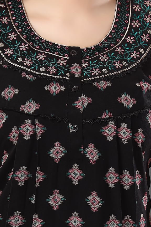 Image of Soulemo Women's Printed Alpine Nighty 1656